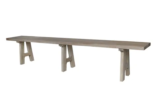 Přírodní lavice z recyklovaného dřeva Marseille - 240*32*45 cm Chic Antique
