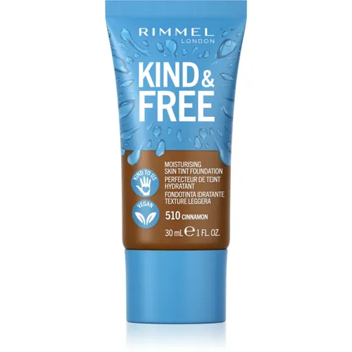 Rimmel Kind & Free Moisturising Skin Tint lehký hydratační make-up odstín 510 Cinnamon 30 ml