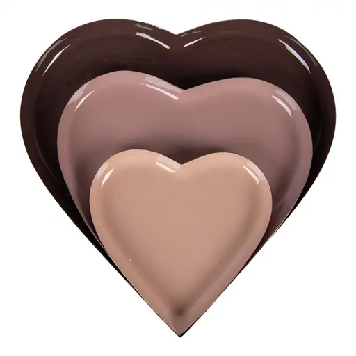 Višňová antik dřevěná dekorace sáně Sledge Vintage - 38*18*10 cm Chic Antique