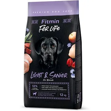 Fitmin For Life Dog Light & Senior 12 kg (8595237034062)
