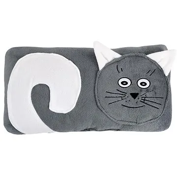 Bellatex Tvarovaný kočička šedá - 45 × 30 cm - kočička (3831)