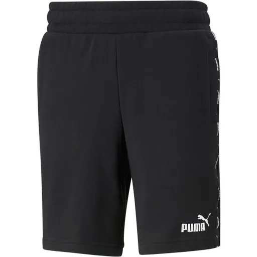 Puma ESSENTIALS+ TAPE SHORTS Pánské kraťasy, černá, velikost