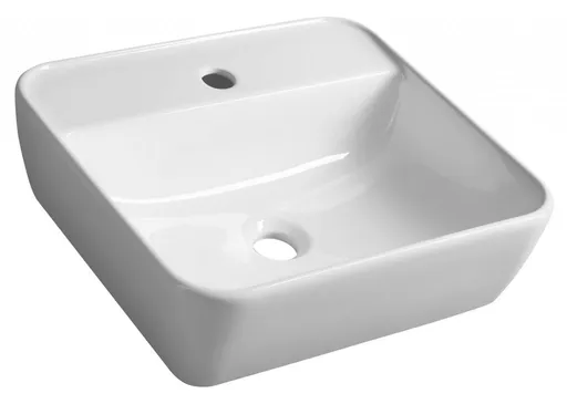 SAPHO TUJE keramické umyvadlo 46x42cm, bílá TU0217