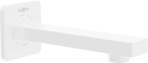 MEXEN Cube nástěnná výtoková hubice, bílá 79370-20