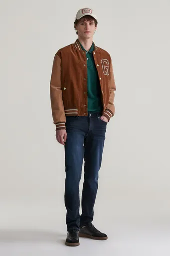 DŽÍNY GANT EXTRA SLIM ACTIVE RECOVER JEANS BLACK VINTAGE