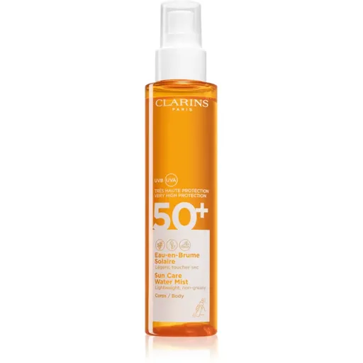 Clarins Sun Care Water Mist transparentní mlha na opalování SPF 50+ 150 ml