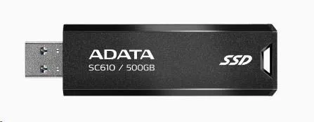 ADATA Externí SSD 2TB SC610, USB-A 3.2, černá
