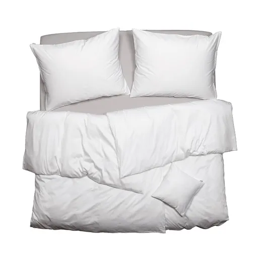 SCANquilt povlečení SATÉN PLUS bílá 140 x 200/70 x 90 cm