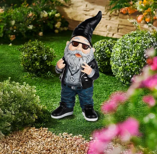 Haushalt international Zahradní trpaslík Mr. Cool, černý