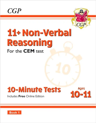 11+ CEM 10-Minute Tests: Non-Verbal Reasoning - Ages 10-11 Book 1 (with Online Edition) - CGP Books