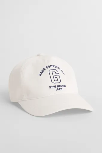 KŠILTOVKA 7-16 LET GANT SPORTSWEAR ARCH CAP EGGSHELL