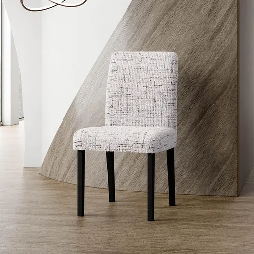 Bielastické potahy VITTORIA smetanová židle s opěradlem 2 ks (45 x 45 x 50 cm)