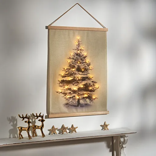 LED závěsný vánoční stromek