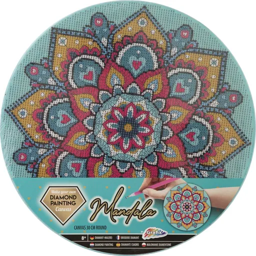 Alltoys Malování pomocí kamínků Diamond Painting Mandala zelená