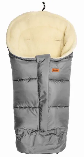 SENSILLO Prošívaný fusák s ovčí vlnou Combi 3v1 - šedý