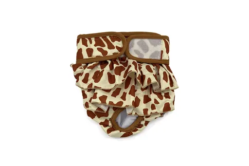 Nataša hárací kalhotky pro psa - vsepropejska.cz Barva: Hnědá, Obvod slabin (cm): 18 - 34