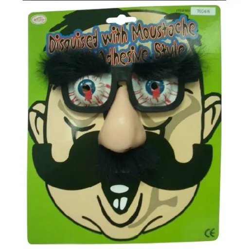 HM Studio Žertovný předmět brýle s nosem a obočím