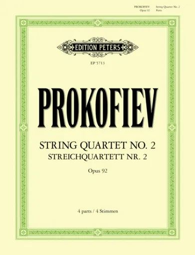 String Quartet No. 2 Op. 92 (Parts)