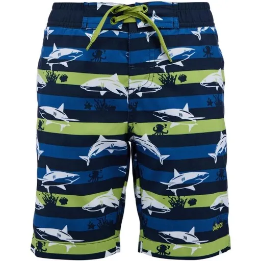 AQUOS GILLON JNR Chlapecké šortky, tmavě modrá, velikost 128-134