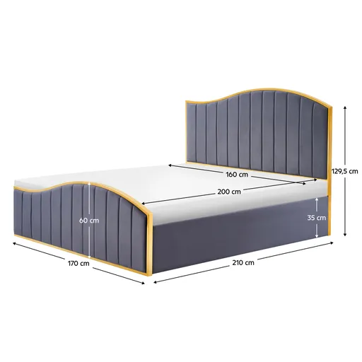 Manželská postel GEORGIA Tempo Kondela