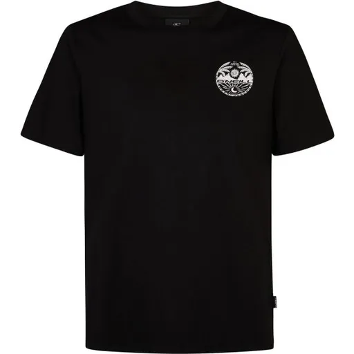 O'Neill CHEST PRINT Pánské tričko, černá, velikost