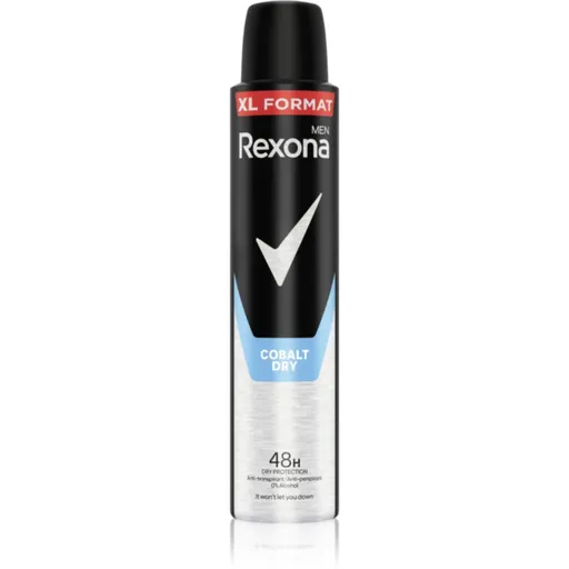 Rexona Men Cobalt Dry antiperspirant ve spreji pro muže XL Cobalt Dry 200 ml