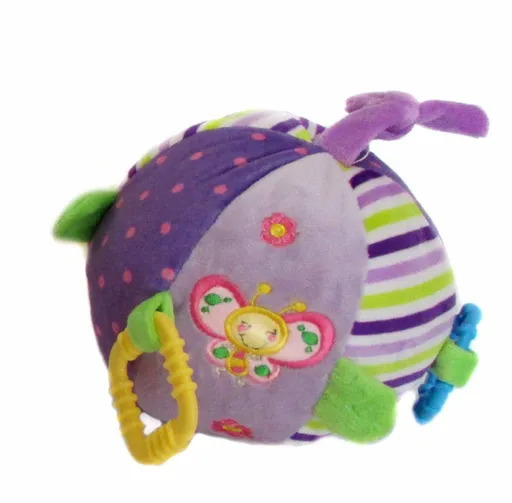 Chrastítko koule fialová – 14 cm