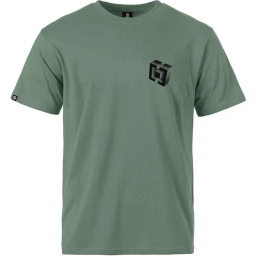 Horsefeathers BLOCKS Pánské tričko, zelená, velikost