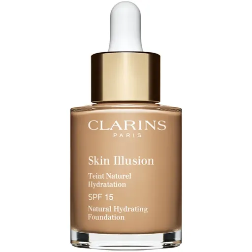 Clarins Skin Illusion Natural Hydrating Foundation rozjasňující hydratační make-up SPF 15 odstín 111N Auburn 30 ml