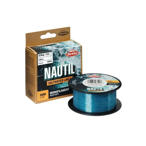 Berkley Vlasec Nautil Surf Monofilament Turquoise 300m,Berkley Vlasec Nautil Surf Monofilament Turquoise 300m