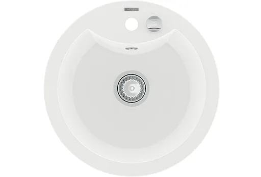 MEXEN Diego granitový dřez 1 488x480 mm, bílá 6512481000-20