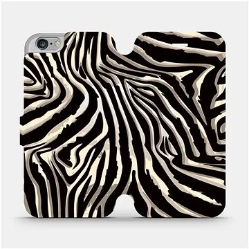 Flipové pouzdro na mobil Apple iPhone 6 / iPhone 6s - VA31P Zebří vzor (5903516085651)