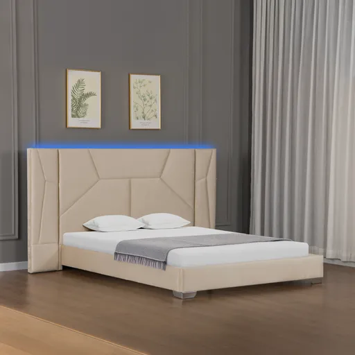 Postel ALTESA 160x200 s LED osvětlením Tempo Kondela