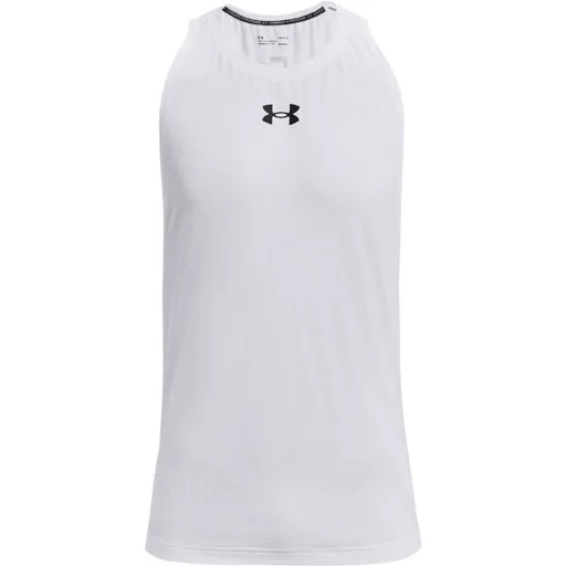 Under Armour BASELINE Pánské tílko na basketbal, bílá, velikost M