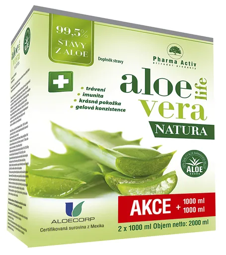 Pharma Activ Aloeveralife natura 1000 ml + 1000 ml