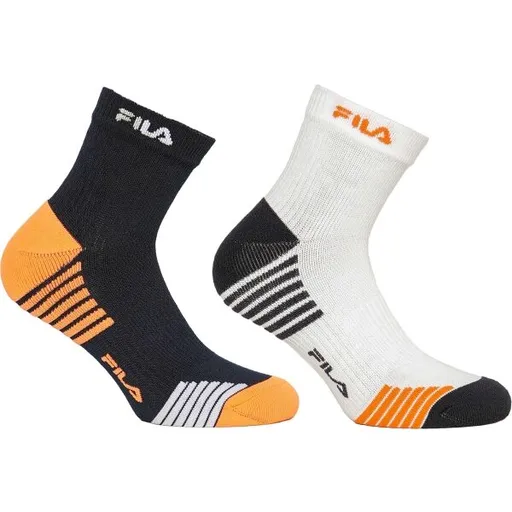 Fila QUARTER HALF TERRY Unisex ponožky, černá, velikost 43-46