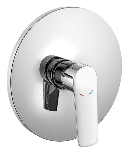 Bruckner SCHMITZ podomítková sprchová baterie, 1 výstup, vrchní části, chrom 863.041.1