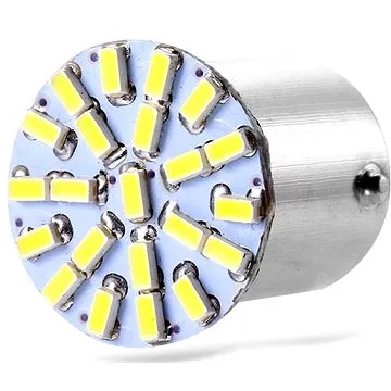 Rabel 24V BA15S 22 smd 3014 P21W 1156 bílá (528)
