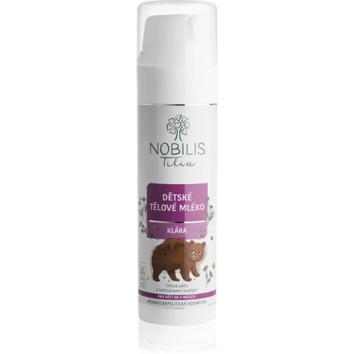 Nobilis Tilia Dětská Kosmetika Klára vyživující hydratační tělové mléko s heřmánkem 200 ml
