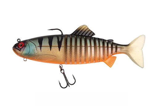 Fox rage gumová nástraha jointed replicants orange belly uv - 32 cm