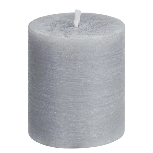 RUSTIC Svíčka 8 cm - šedá