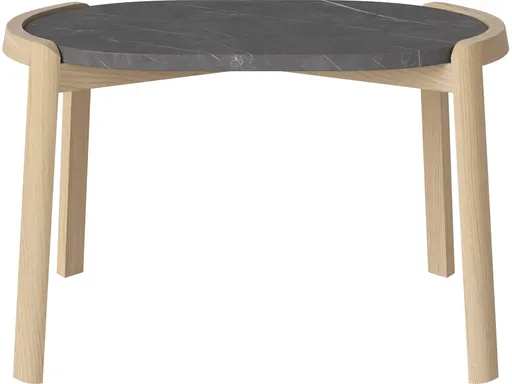 Konferenční stolek Mix 66 x 41 cm, více variant - Bolia Varianta: Pietra Grey marble | White pigmented oiled oak, Solid | v. 42 cm