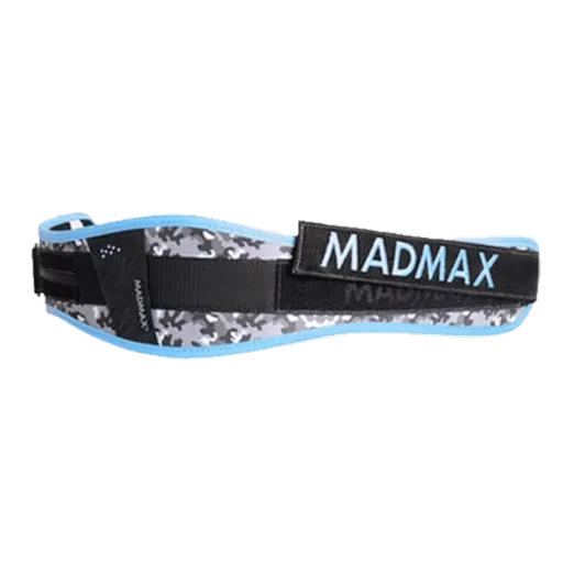 MadMax Dámský fitness opasek Swarovski MFB314 modrý - M