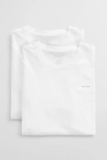 TRIČKO GANT C-NECK T-SHIRT 2-PACK WHITE