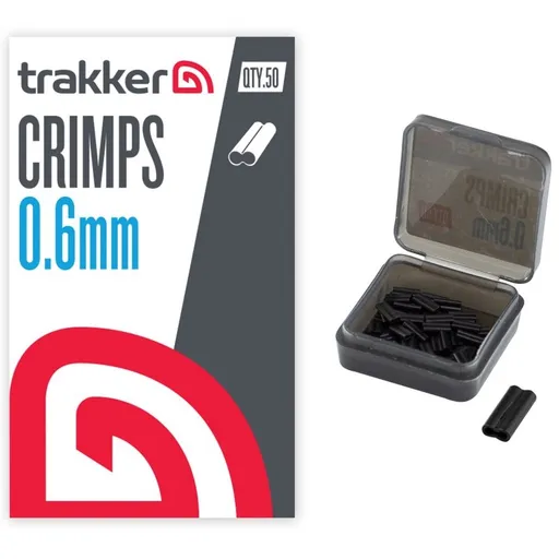Trakker náhradní svorky crimps 50 ks - 0,6 mm