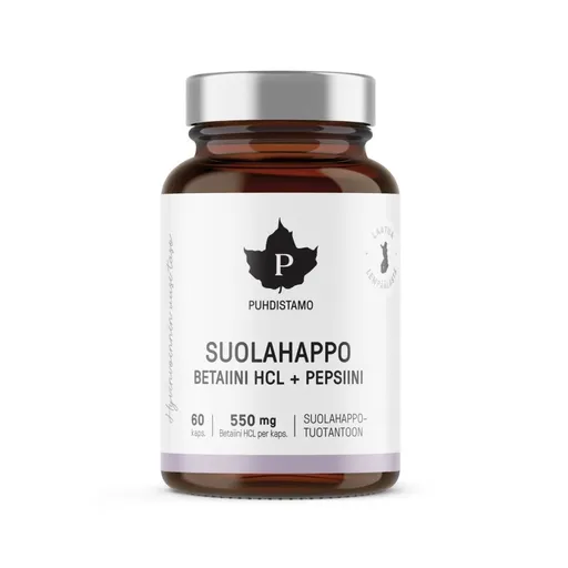 Puhdistamo Betain HCL 60 kapslí