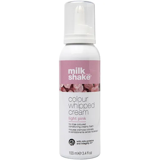 Milk Shake Tónovací bezoplachová pěna (Color Whipped Cream) 100 ml Light Pink