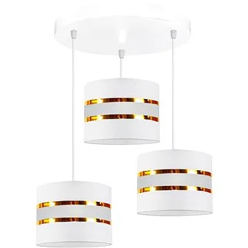 Lustr na lanku CORAL 3xE27/60W/230V bílá (116767)