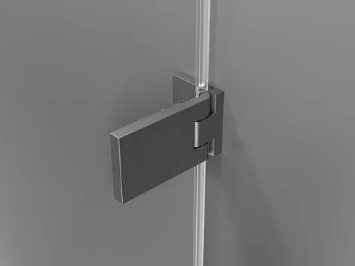 MEXEN LUNAR nástěnné panty pravá 2 ks grafit kartáčovaná 830-06-66-P