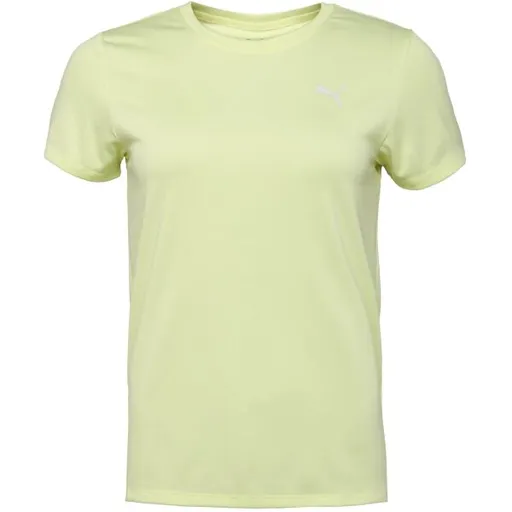 Puma W TAD ESSENTIAL CREW TEE Dámské sportovní triko, žlutá, velikost